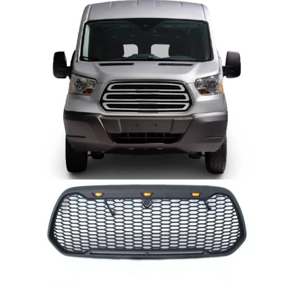 2014-2019 Ford Transit (US Version) Raptor Style Grill With Letters and LED Lights