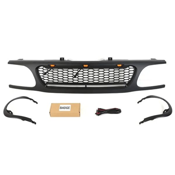 1995 1996 1997 1998 1999 2000 2001 Ford Explorer Front Bumper Grill Raptor Grille With Letters & LEDs - Image 4
