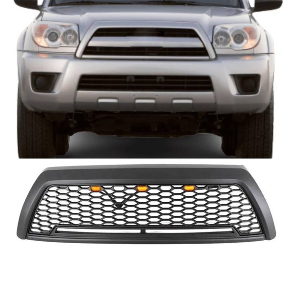 2006 2007 2008 2009 Toyota 4Runner Grill Honeycomb Grille with Letters & LEDs