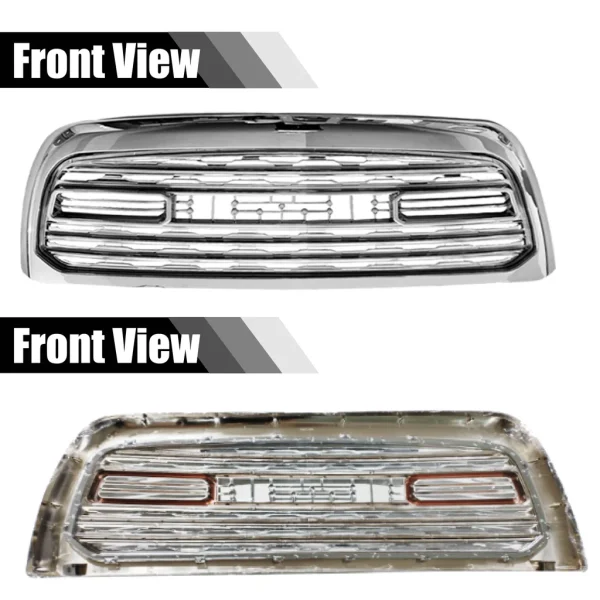 Front Bumper Grille for 2013 2014 2015 2016 2017 2018 RAM 2500 Replacement Grill with Letters(Chrome, Limited Style) - Image 5