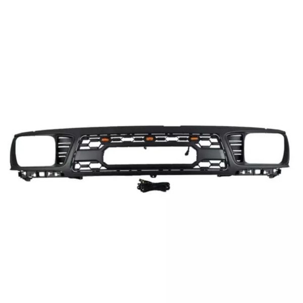1995 1996 1997 Toyota Tacoma TRD PRO Style Front Grill Grille W/ Emblem and LED Lights - Image 4