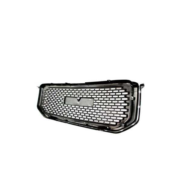 Front Grille For 2015 2016 2017 2018 GMC Yukon XL Grill Gloss Black Mesh Style - Image 4