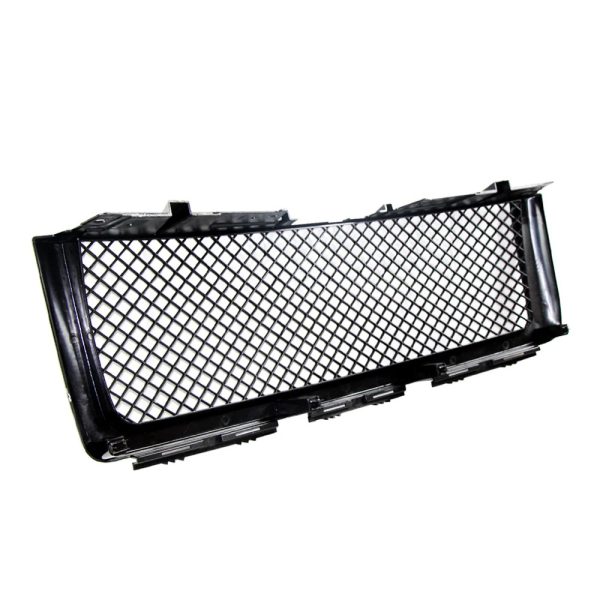 Front Grille For 2007-2013 GMC Sierra 1500 Mesh Front Bumper Grill Grille Gloss Black - Image 4