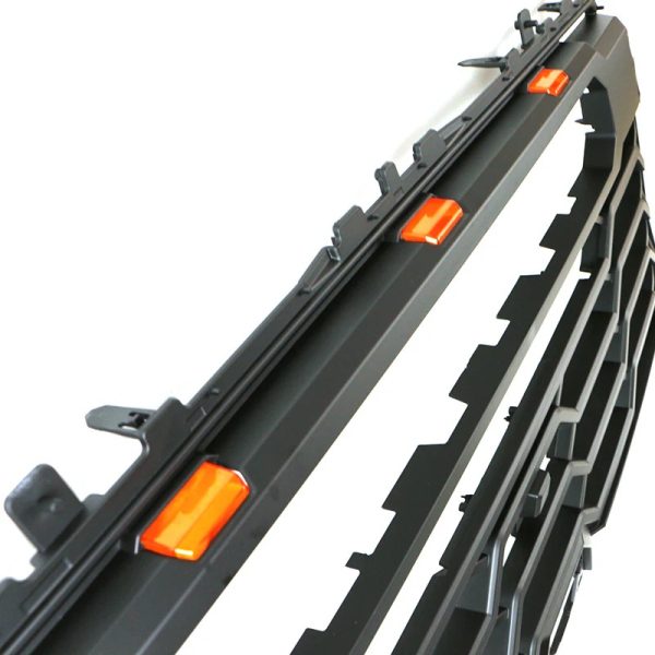 2022 Toyota Tundra TRD PRO Style Grille Grill With 3 LED Lights and Emblem & LED Bar - Image 3
