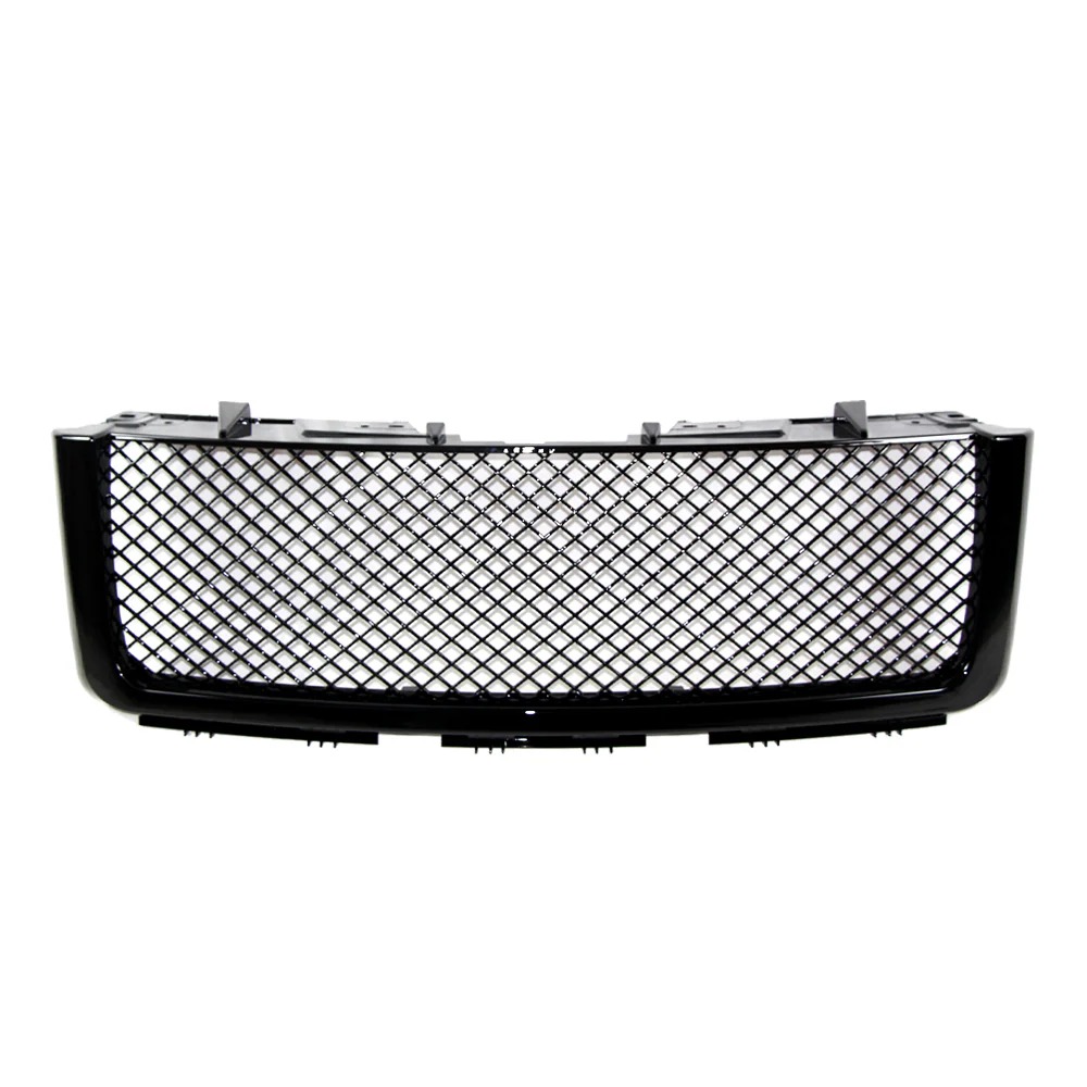 2009 2010 2011 2012 2013 2014 Ford F150 Raptor Style Grill Front Bumper Grille w/LED Lights Matte Black